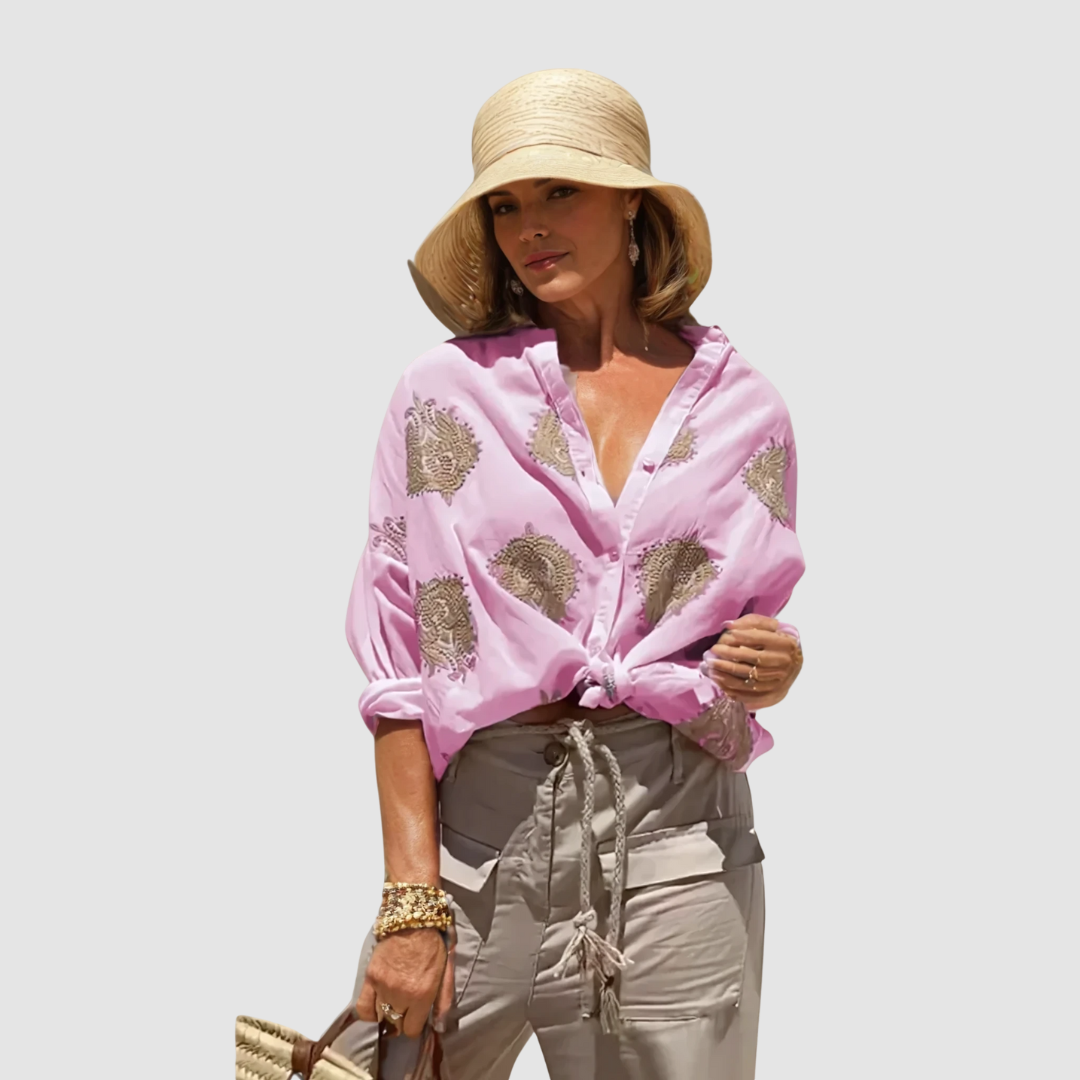 Gabrielle™ Elegant Breathable Blouse