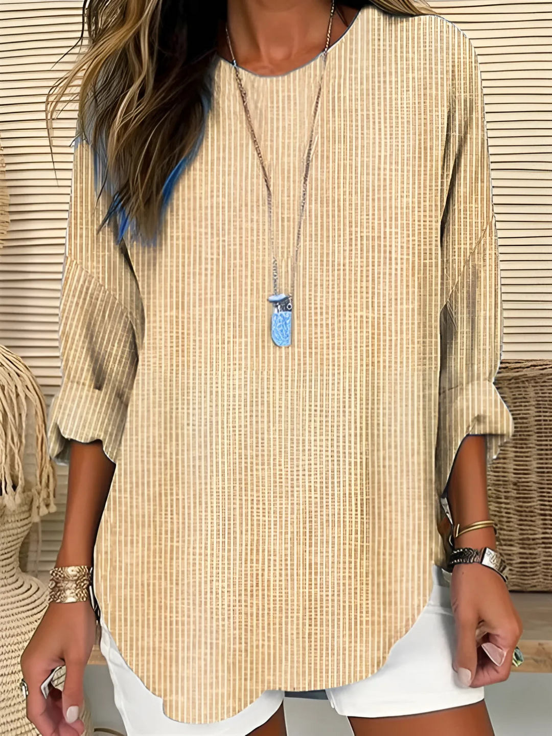 Olivia | Timeless Striped Blouse