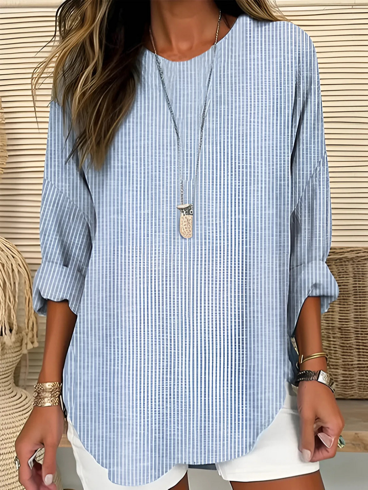 Olivia | Timeless Striped Blouse
