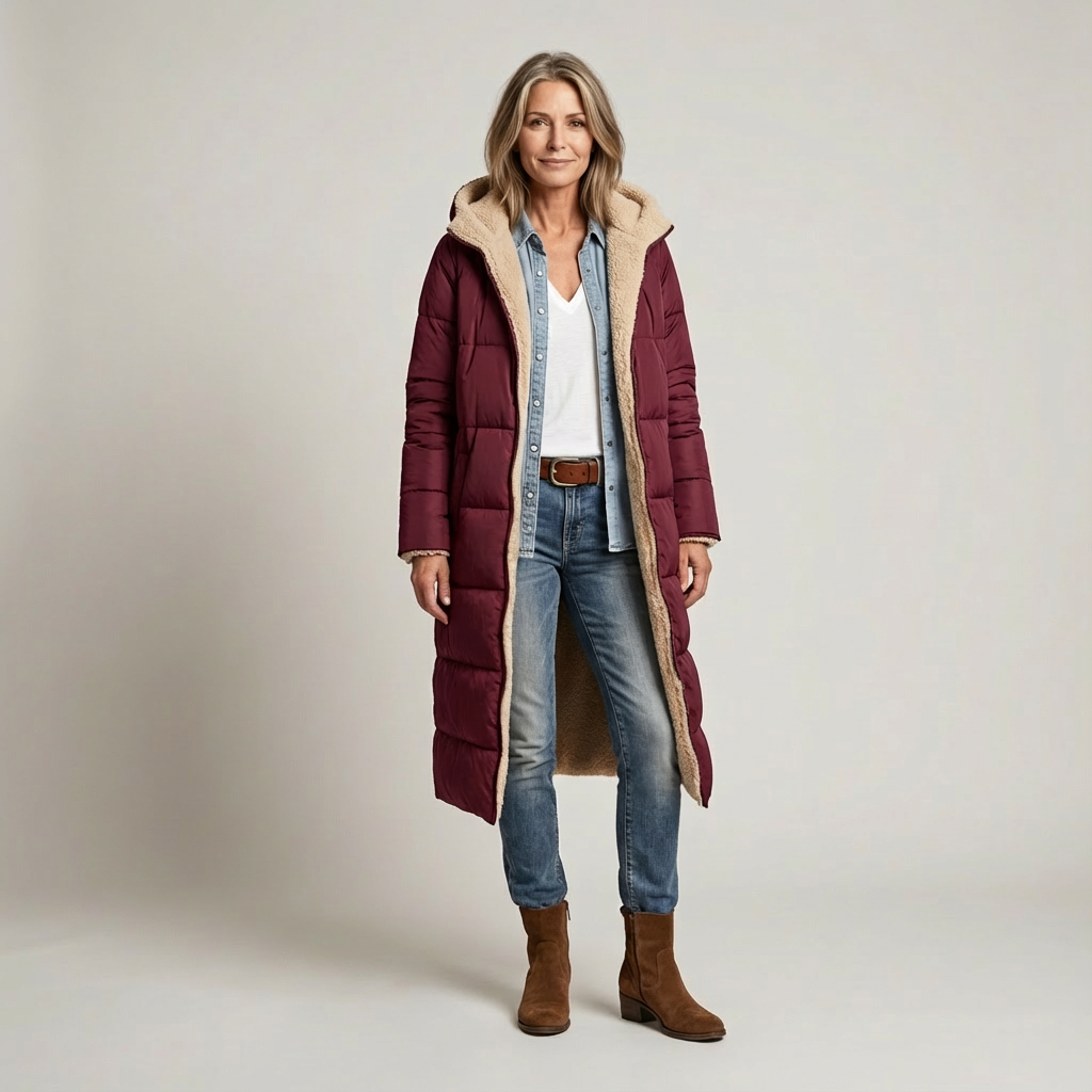 Beryl | Elegant Reversible Coat