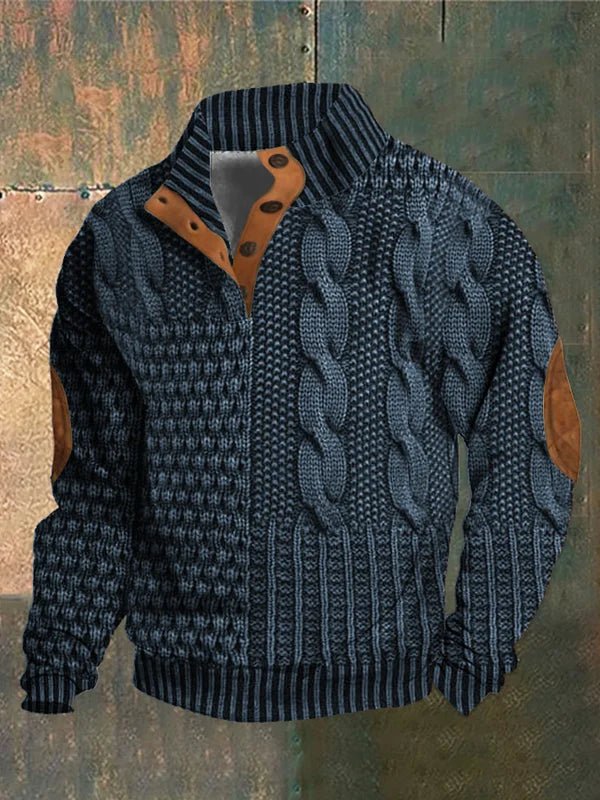 Jaxon | Men's Vintage Pattern Sweater
