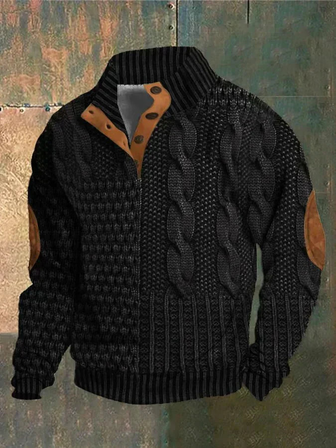 Jaxon | Men's Vintage Pattern Sweater