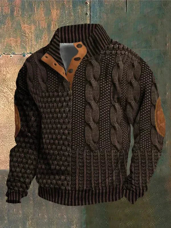 Jaxon | Men's Vintage Pattern Sweater