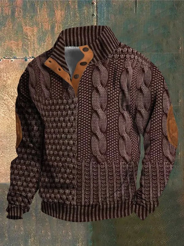 Jaxon | Men's Vintage Pattern Sweater