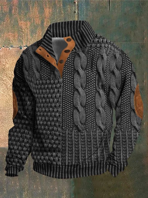 Jaxon | Men's Vintage Pattern Sweater