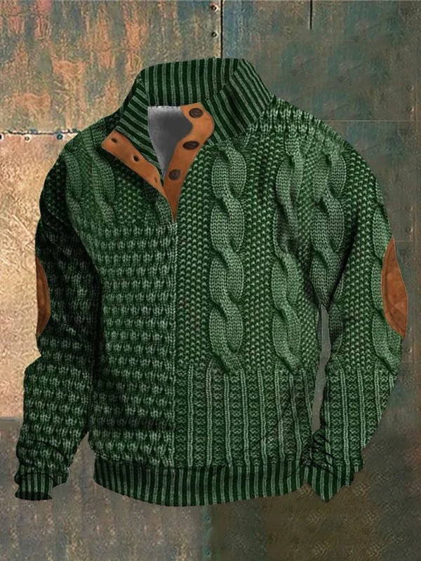 Jaxon | Men's Vintage Pattern Sweater