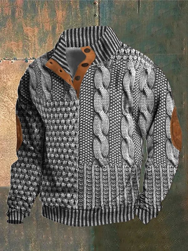 Jaxon | Men's Vintage Pattern Sweater
