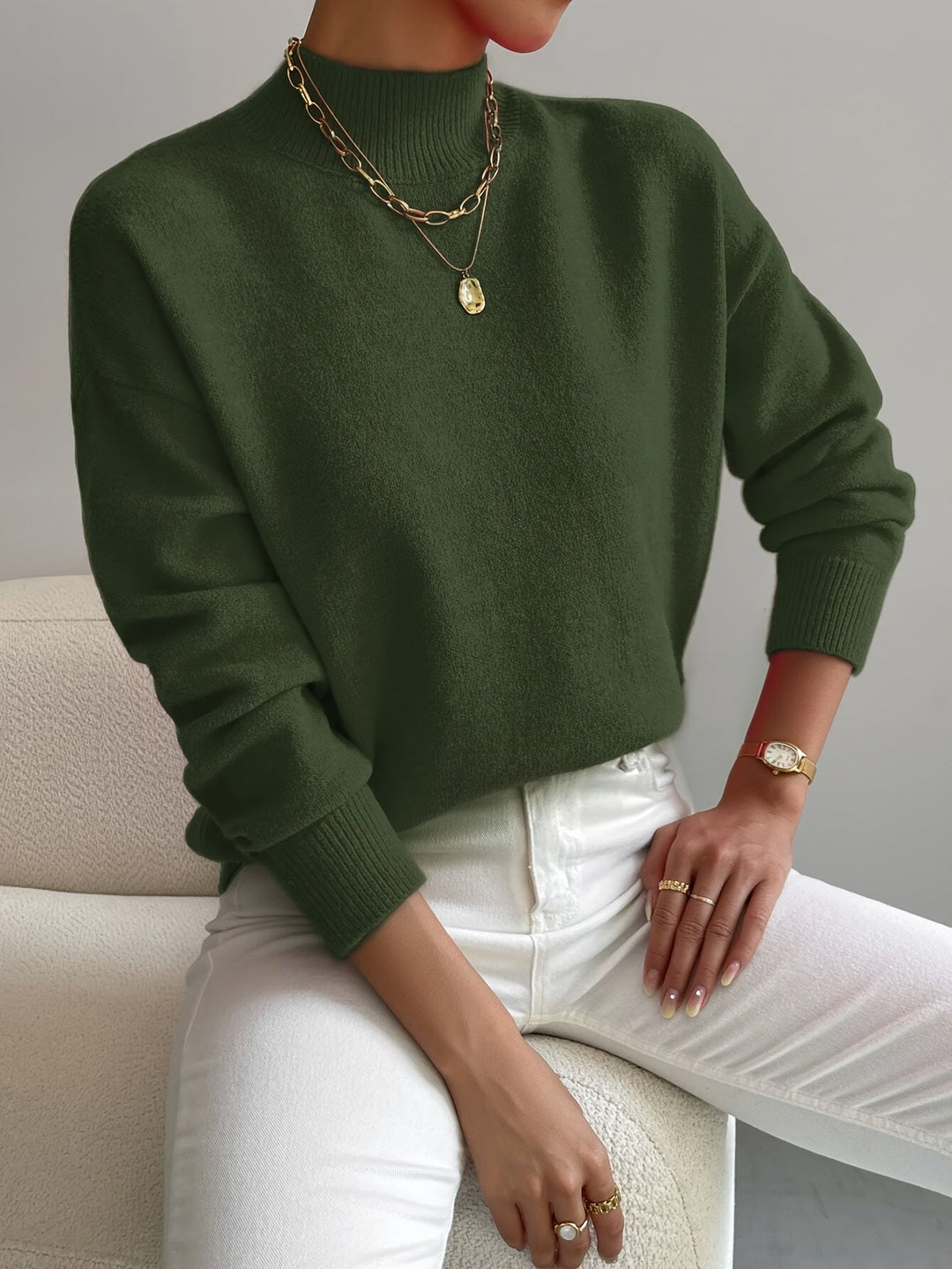 Maria | Effortlessly Elegant Turtleneck for All-Day Comfort