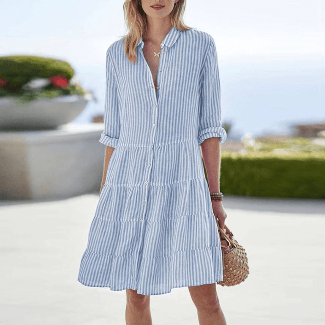 June Breezy Striped Dress — Effortless Summer Style